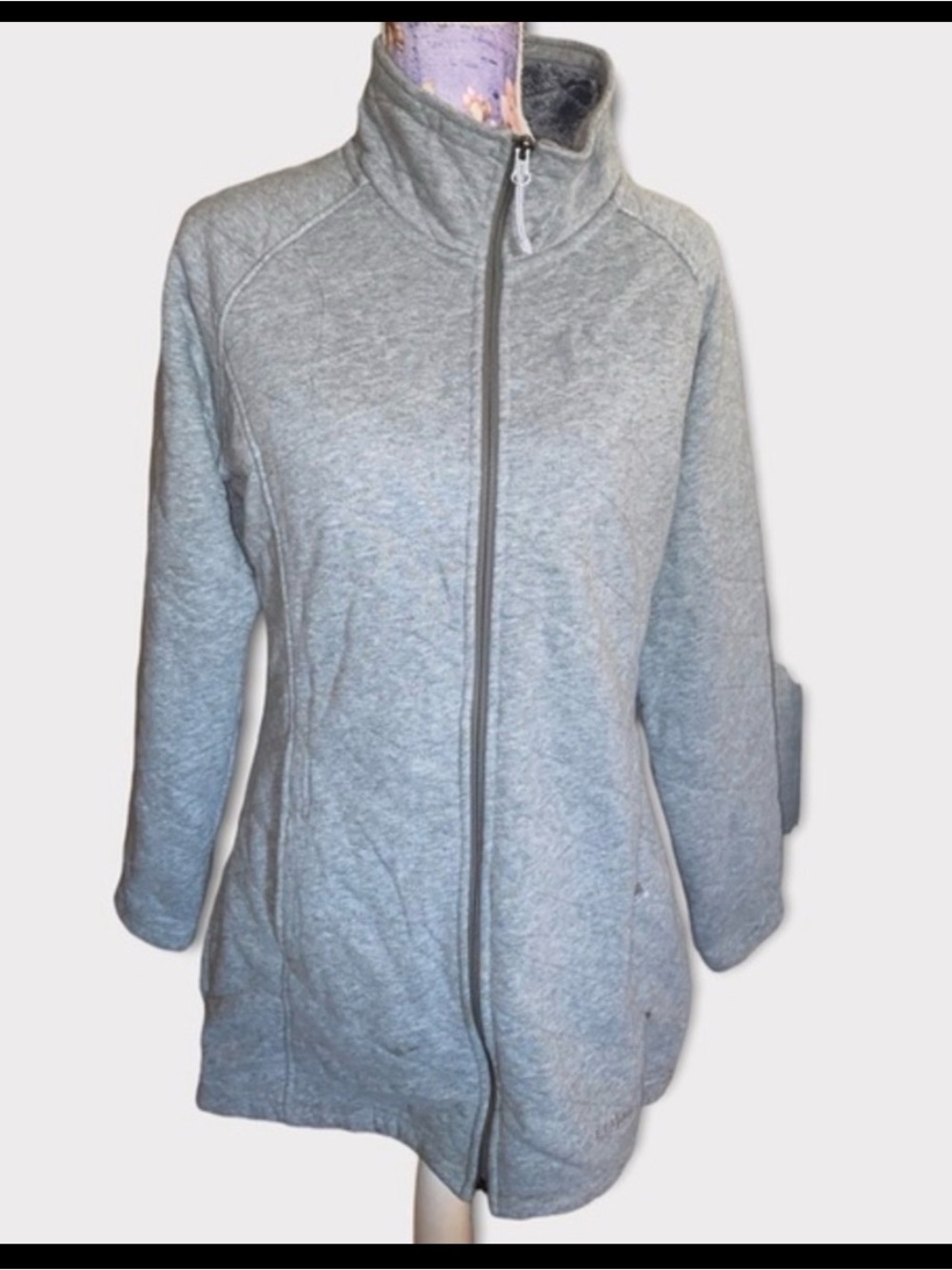 L.L. Bean Gray Hooded Ski & Snow Jacket
